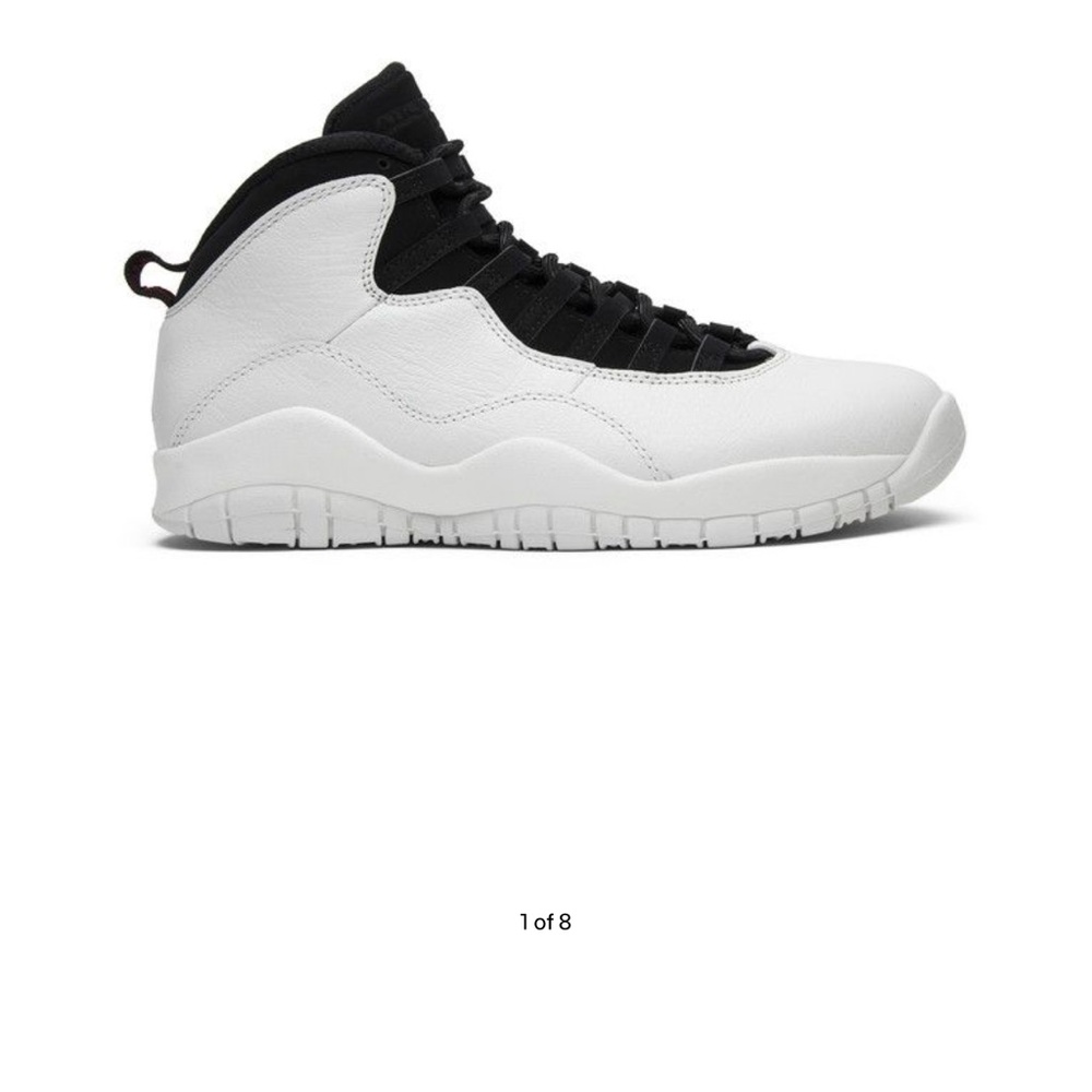 Air Jordan 10 Retro Steel White Black Basketball Shoes Men’s